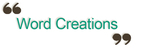 Word Creations