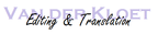 Van der Kloet Editing & Translation